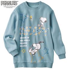 綿混あったか裏起毛プルオーバー(SNOOPY)