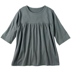 前二重仕立てで透けにくいTシャツ