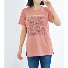 毎日洗える!綿100%Tシャツ(セミロング丈)