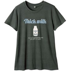 ミルク柄Tシャツ