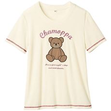 くま柄Tシャツ