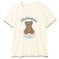 くま柄Tシャツ