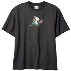 【男女兼用】綿100%プリントTシャツ(SNOOPY)