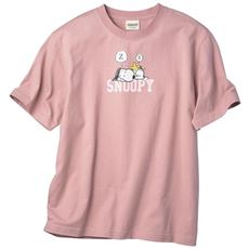 【男女兼用】綿100%プリントTシャツ(SNOOPY)