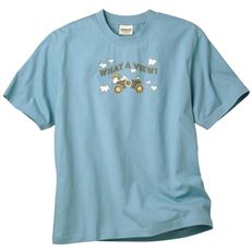 【男女兼用】綿100%プリントTシャツ(SNOOPY)