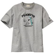 【男女兼用】綿100%プリントTシャツ(SNOOPY)