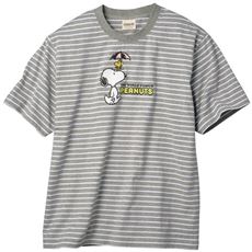 【男女兼用】綿100%プリントTシャツ(SNOOPY)