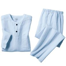 綿混ダブルガーゼパジャマ(男女兼用)