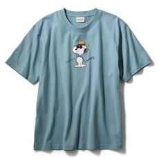 【男女兼用】綿100%プリントTシャツ(SNOOPY)