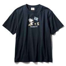 【男女兼用】綿100%プリントTシャツ(SNOOPY)