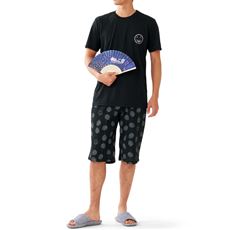 ギフトボックス箱入り 扇子付きパジャマ(和んこ堂)