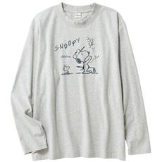 エコバッグ付き長袖Tシャツ(男女兼用)(SNOOPY)