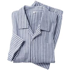 綿100%サッカーシャツパジャマ(男女兼用)