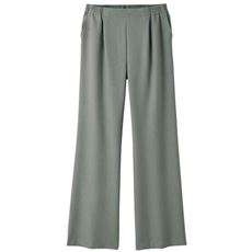 お家で洗える美脚セミワイドパンツ