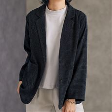 変わり織りテーラードジャケット
