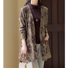 起毛カットソーロングアンサンブル