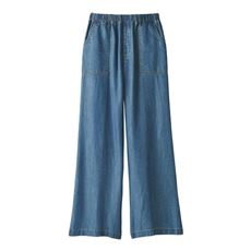 テンセル100%デニムパンツ