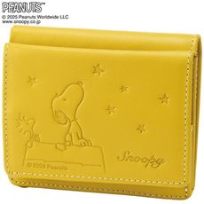 スヌーピー 本革コンパクト財布