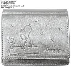 スヌーピー 本革コンパクト財布