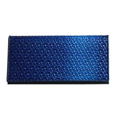 浅草文庫&reg;へり玉かぶせ長財布 藍染