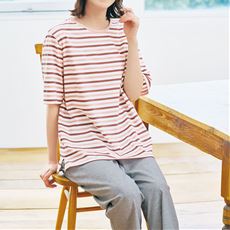 肌ざわりやわらかTタイプパジャマ(綿100%)