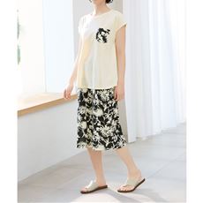 プリントがかわいいTタイプパジャマ(綿100%)