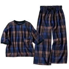 ふわっと軽やかなコットンワッシャーのルームウェア