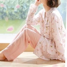 ダブルガーゼの巣ごもりパジャマ(綿100%)