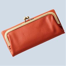 ガマ口本革長財布