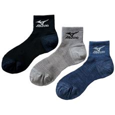 ソックス・3足組(ミズノ)(MIZUNO)
