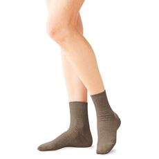 ファミリーリブソックス3足組(カラー豊富・21cm～27cm)(ロークルー丈)(同色3足組)(色違い3足組)
