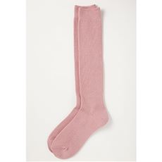 ファミリーリブハイソックス3足組(カラー豊富・21cm～27cm)(ハイソックス)(同色3足組)(色違い3足組)