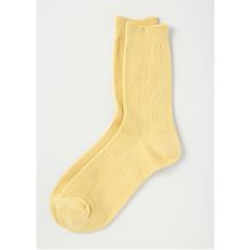 ファミリーリブソックスお試し1足売り(カラー豊富・21cm～27cm)(クルー丈)