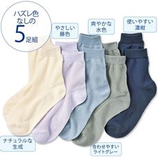 涼色メッシュソックス・色違い5足組