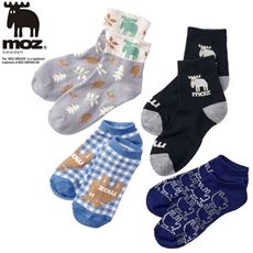靴下4足組(moz&reg;)(ハッピーバッグ)