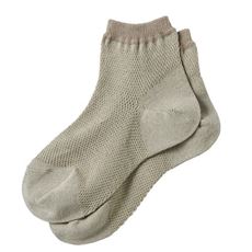 梅と和紙のさらさらメッシュソックス・ショート丈(梅炭和紙)(消臭)