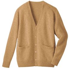 スクールカーディガン 女子 茶色 ブラウン系 通販 セシール Cecile