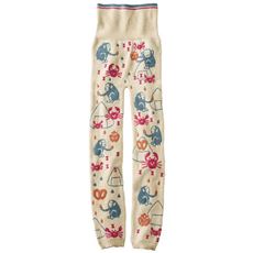 あったかモコモコ腹巻き付き10分丈パンツ(履きこみ丈・ハイウエスト)
