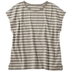 型崩れしにくいフレンチ袖Tシャツ(綿100%)
