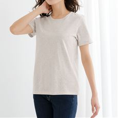 型崩れしにくい半袖Tシャツ(綿100%)