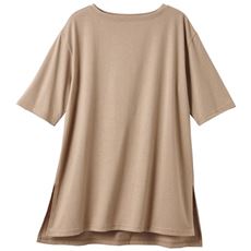 汗染みが目立ちにくいチュニックTシャツ(綿混・汗染み防止)