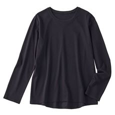 キレイが続く長袖Tシャツ(綿100%)