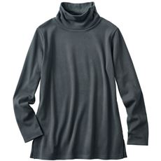 マイクロフリース タートルネックTシャツ(長袖)