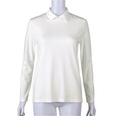 衿付き長袖インナーTシャツ