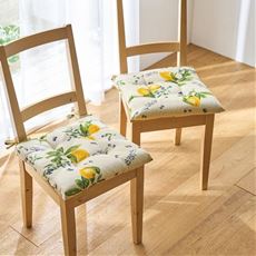 【イタリア製】チェアパッド(同柄2枚組・4枚組)