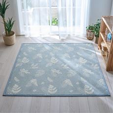 麻風タッチのさらさらラグ