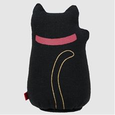 手染め麻人形 「招き猫 S」