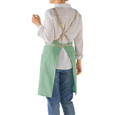 肌ざわりのいい綿100%エプロン