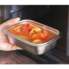 ののじ 電子レンジで使えるステンレス保存容器
