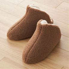甲まであったかボアルームシューズ